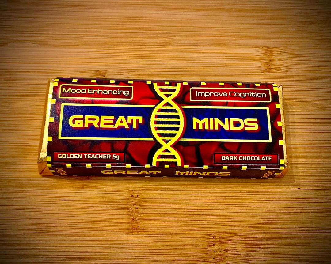 Great Minds Mushroom Chocolate Bars