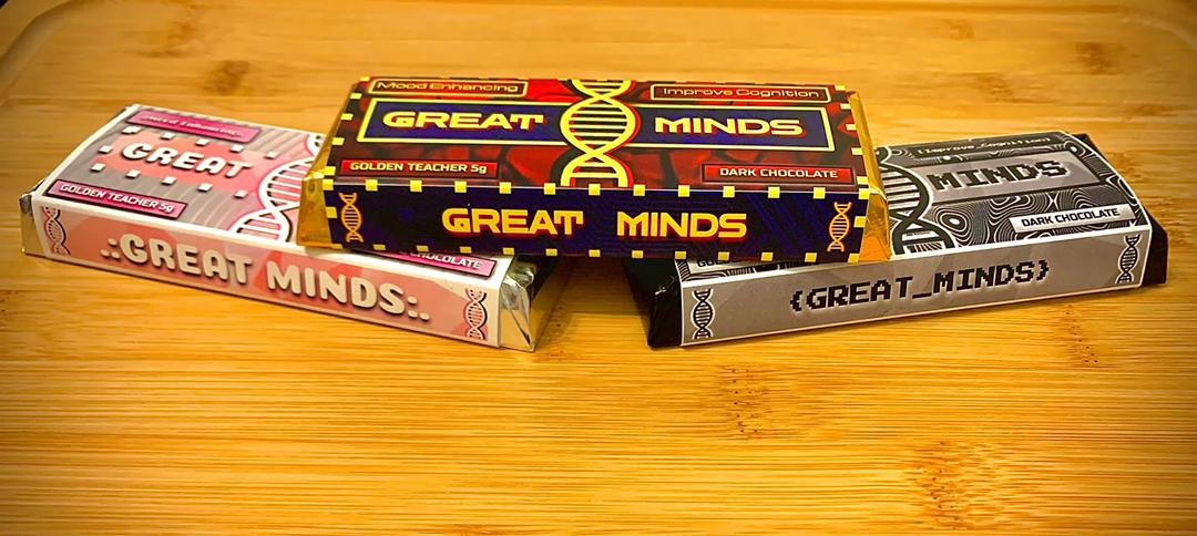 Great Minds Mushroom Chocolate Bars - Image 2