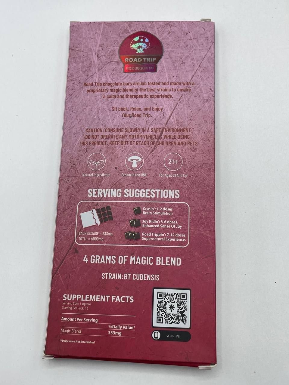 ROAD TRIP MAGIC CHOCOLATE BAR 4G - Image 2